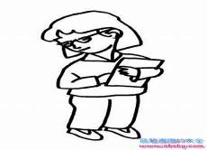 班主任怎么画简笔画