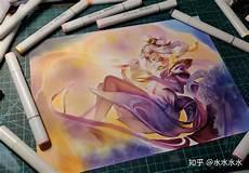 如何用马克笔画腮红